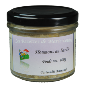 Produits à tartiner l'Houmous au Basilic -100g