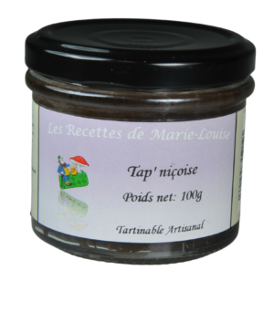 Tapenade à base d'olives La tap' Niçoise